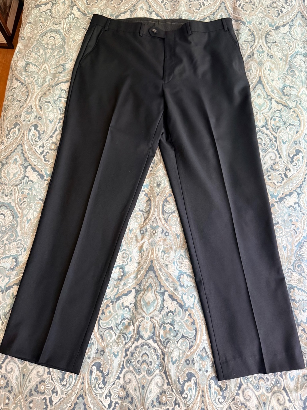 Lauren Ralph Lauren Men’s Black 100% Wool Pants 40W X 32L